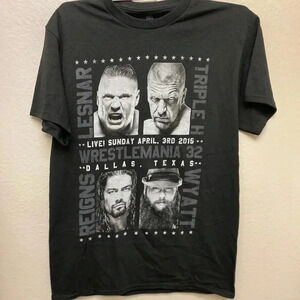 🆕WWE Wrestlers Black Men T-Shirt M🆕